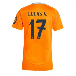 Real Madrid Lucas Vazquez #17 Gostujuci Dres za Ženska 2024-25 Kratak Rukavima